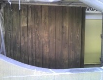 高性能木材保護塗料（屋外専用）キシラデコール！邸のBefore（施工前）の様子